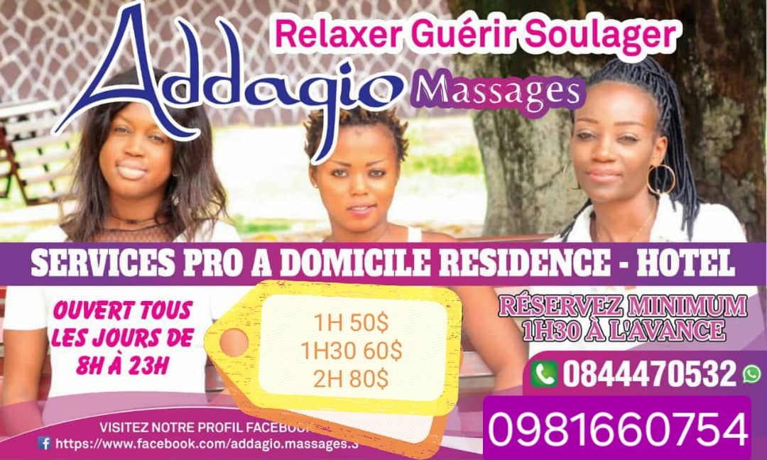 ADDAGIO MASSAGES KINSHASA